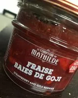 Mängden socker i Confiture fraise/baie de goji