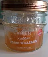 Mängden socker i Confiture Poire williams