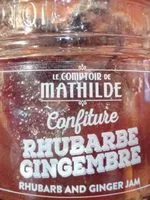 Mängden socker i Confiture Rhubarbe gingembre