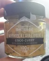 Mängden socker i Moutarde à l'huile d'olive  coco curry