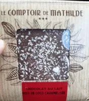 Mängden socker i Chocolat au lait noix de coco caramélisées