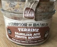 Mängden socker i Terrine de sanglier aux fruits rouges