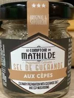 Mängden socker i Sel de Guérande aux cèpes
