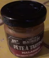 Mängden socker i pate a tartiner malakof