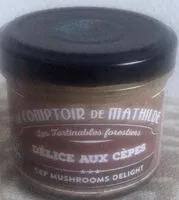 Mängden socker i Délice aux cèpes