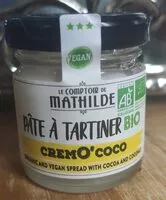 Mängden socker i cremO'coco