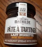 Mängden socker i Pâte à tartiner lait noisette avec edulcorant
