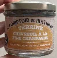 Mängden socker i Terrine chevreuil à la fine champagne
