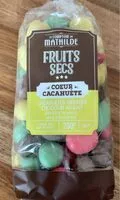 Mängden socker i Fruits secs coeur cacahuète