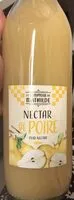 Mängden socker i Nectar de poire