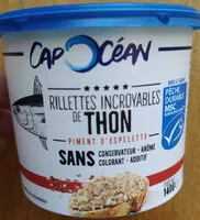 Mängden socker i Rillettes incroyables de thon au piment d'Espelette