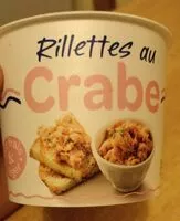 Mängden socker i Rillettes au crabe
