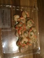 Mängden socker i Queues de crevettes décortiquées aux herbes