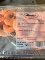 Mängden socker i Crevettes entières cuites 60/80 250g