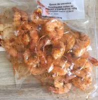 Mängden socker i Queues de crevettes décortiquées