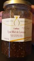 Mängden socker i Confiture figue miel de lavande