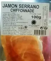 Mängden socker i Jamon serrano chiffonnade