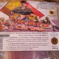 Mängden socker i Jambon serrano