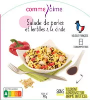 Mängden socker i Salade de perles et lentilles a la dinde