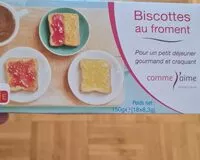Mängden socker i Biscottes au Froment Comme J'Aime 150g