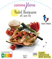 Mängden socker i Poulet Basquaise et son riz