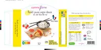 Mängden socker i Poulet sauce aigre-douce et son duo de riz