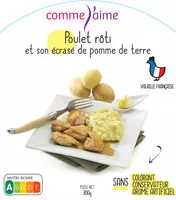 Mängden socker i Poulet rôti et son écrasé de pomme de terre