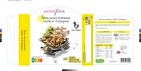 Mängden socker i Penne sauce crémeuse, volaille et champignons