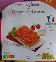 Mängden socker i Lasagnes végétariennes