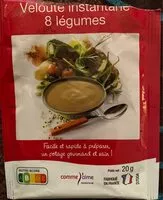 Mängden socker i Velouté instantané 8 legumes