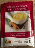 Mängden socker i Velouté instantané carotte cuisinée