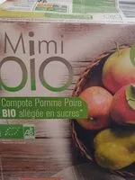 Mängden socker i Compote pomme poire