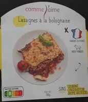 Mängden socker i Lasagnes à la Bolognaise