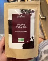 Mängden socker i Poudre d’açai bio