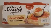 Mängden socker i Crème brûlée