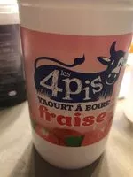 Mängden socker i Yaourt a boire a la fraise