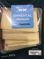 Mängden socker i Emmental Francais