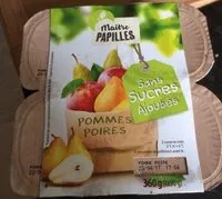 Mängden socker i Compotes Pommes Poires