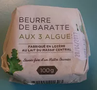 Mängden socker i Beurre de Baratte aux 3 Algues