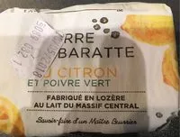 Mängden socker i Beurre de Baratte au Citron et Poivre Vert