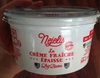 Mängden socker i Crème fraiche épaisse 30%