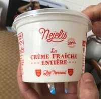 Mängden socker i Crème fraîche épaisse 30% de matière grasse