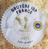 Mängden socker i Gruyere IGP France