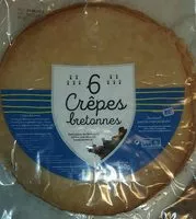 Mängden socker i Crêpes bretonnes