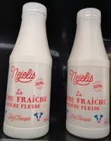 Mängden socker i Crème fraîche entière fluide