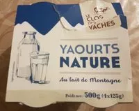 Mängden socker i Yaourts Nature Au lait de montagne