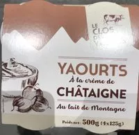 Mängden socker i Yaourt à la crème de châtaigne