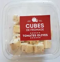 Mängden socker i Cubes de fromage tomates olives