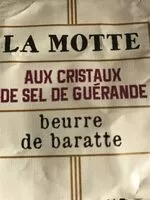 Mängden socker i Beurre de baratte aux cristaux de sel de guerande