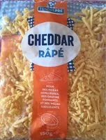 Mängden socker i Cheddar Râpé
